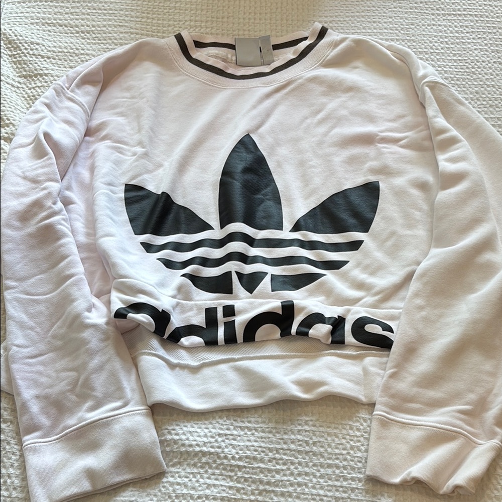 Adidas cropped sweater